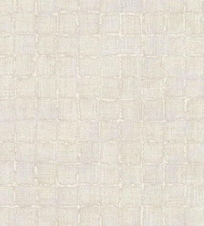 Rustic Check Wallpaper by Eijffinger White / Cream