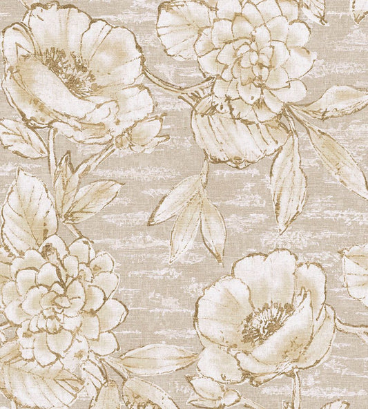Rustic Floral Wallpaper by Eijffinger Beige / Sand
