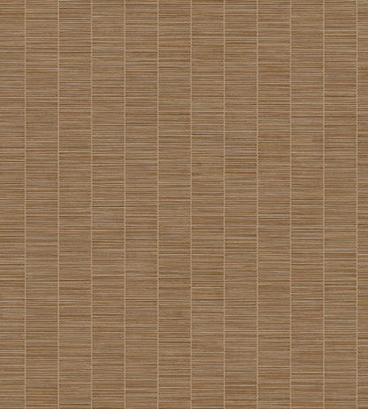 Rustic Stripe Wallpaper by Eijffinger Brown