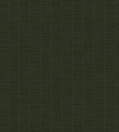 Rustic Stripe Wallpaper by Eijffinger Dark Green