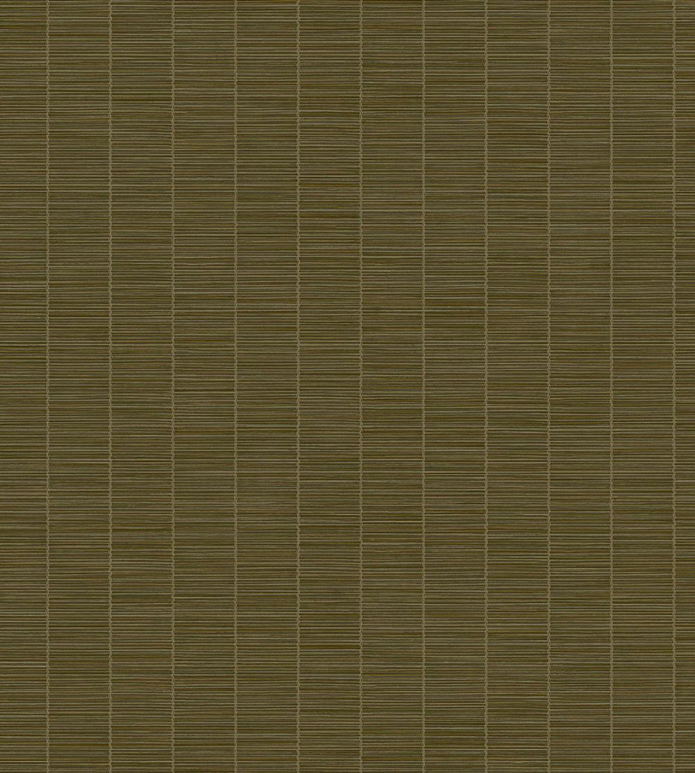 Rustic Stripe Wallpaper by Eijffinger Green