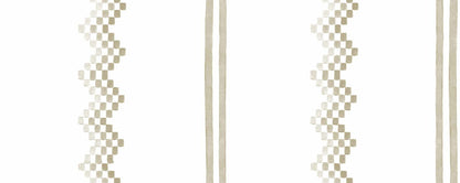 Ruta wallpaper by Coordonné in Arena, flat pattern view