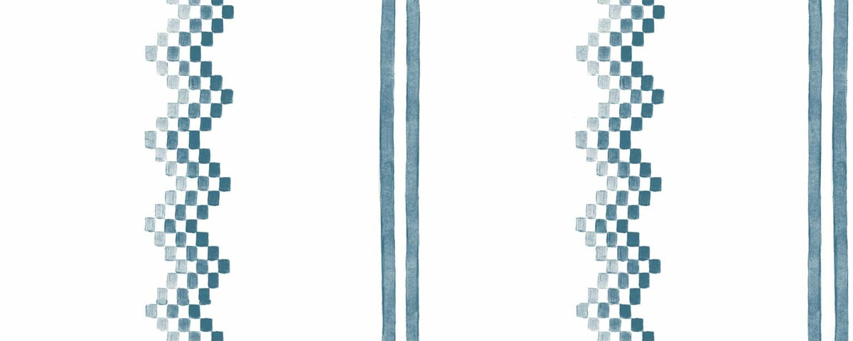 Ruta wallpaper by Coordonné in Cristal, flat pattern view