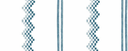 Ruta wallpaper by Coordonné in Cristal, flat pattern view