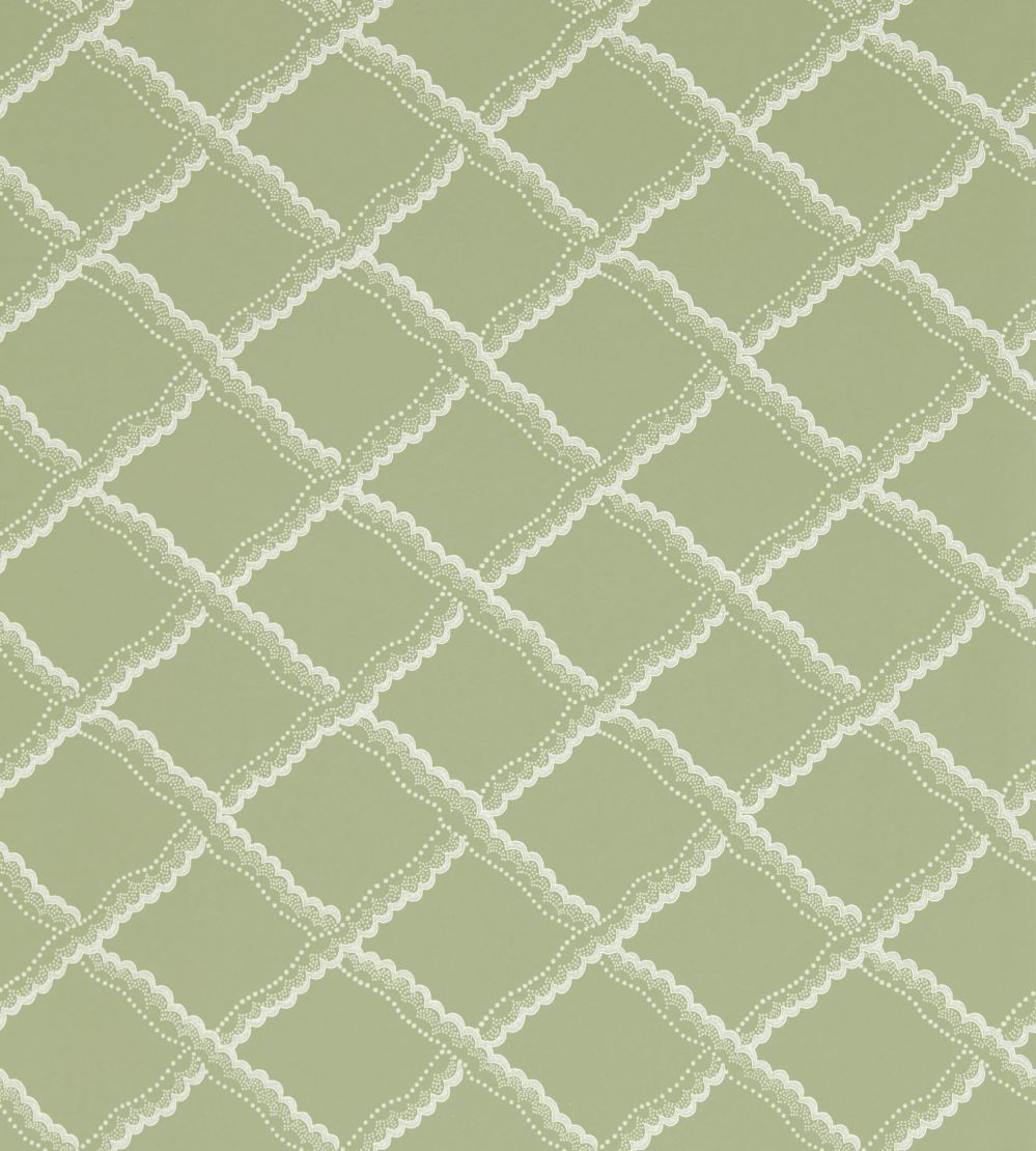 Rye Wallpaper by Sanderson Shed Green