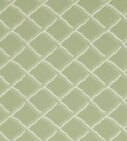 Rye Wallpaper by Sanderson Shed Green
