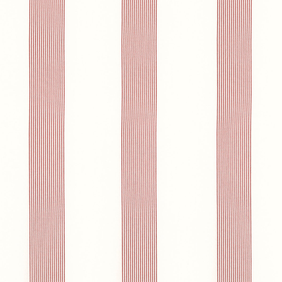Sabine Stripe Fabric by Thibaut in Cranberry (FWW81734)