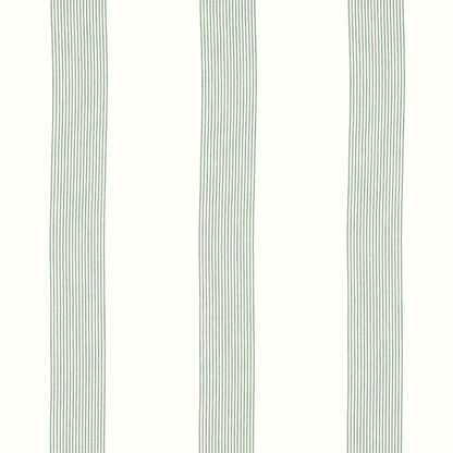 Sabine Stripe Fabric by Thibaut in Aloe (FWW81735)