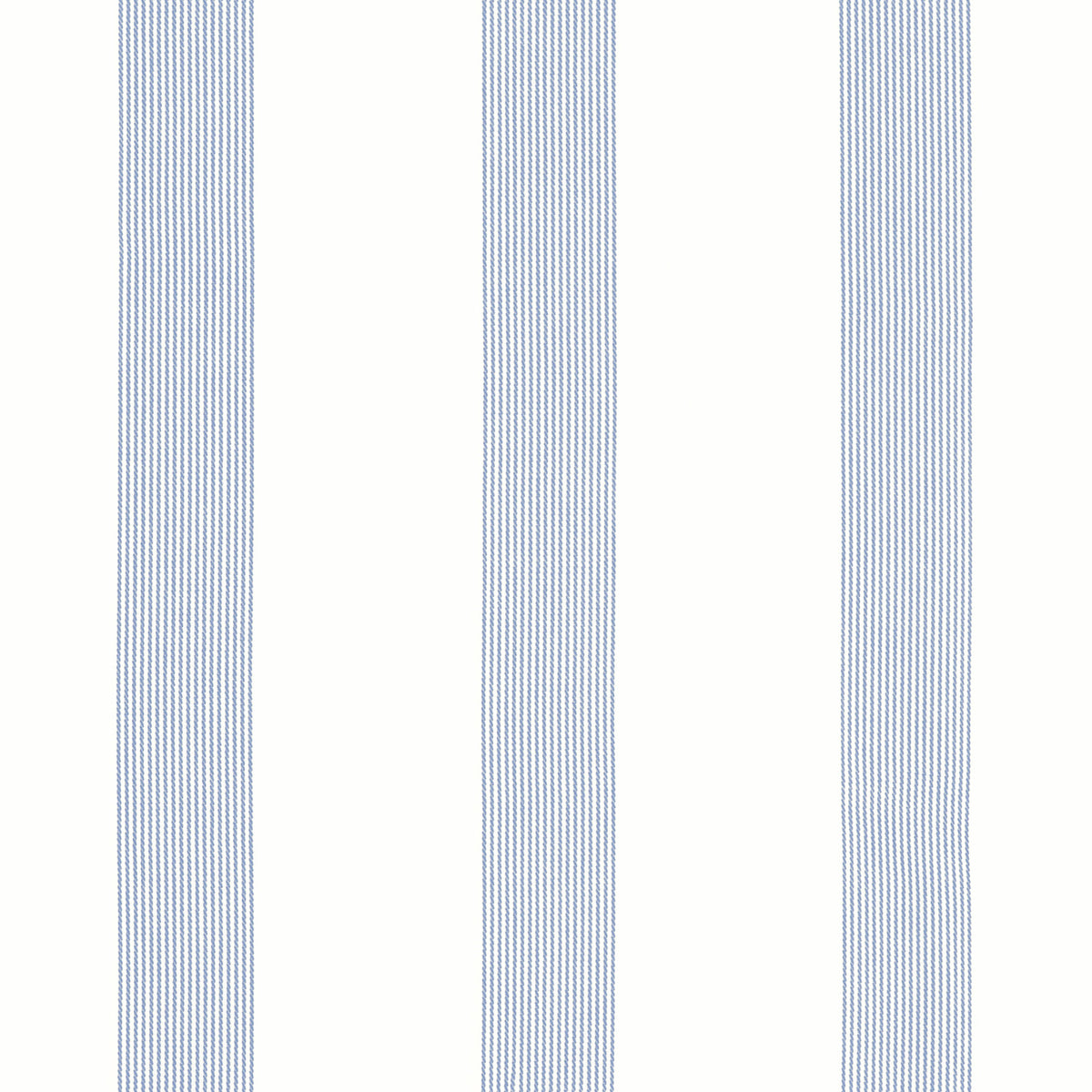 Sabine Stripe Fabric by Thibaut in Oxford Blue (FWW81736)