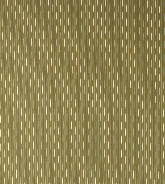 Sabu Stripe Fabric by Sanderson Olivine/Gold