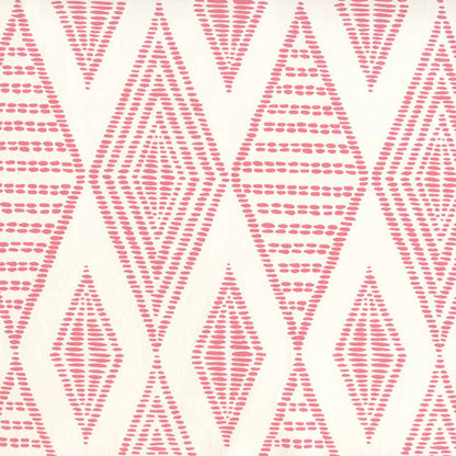 Safari Embroidery Melon on Almost White wallpaper by Alan Campbell