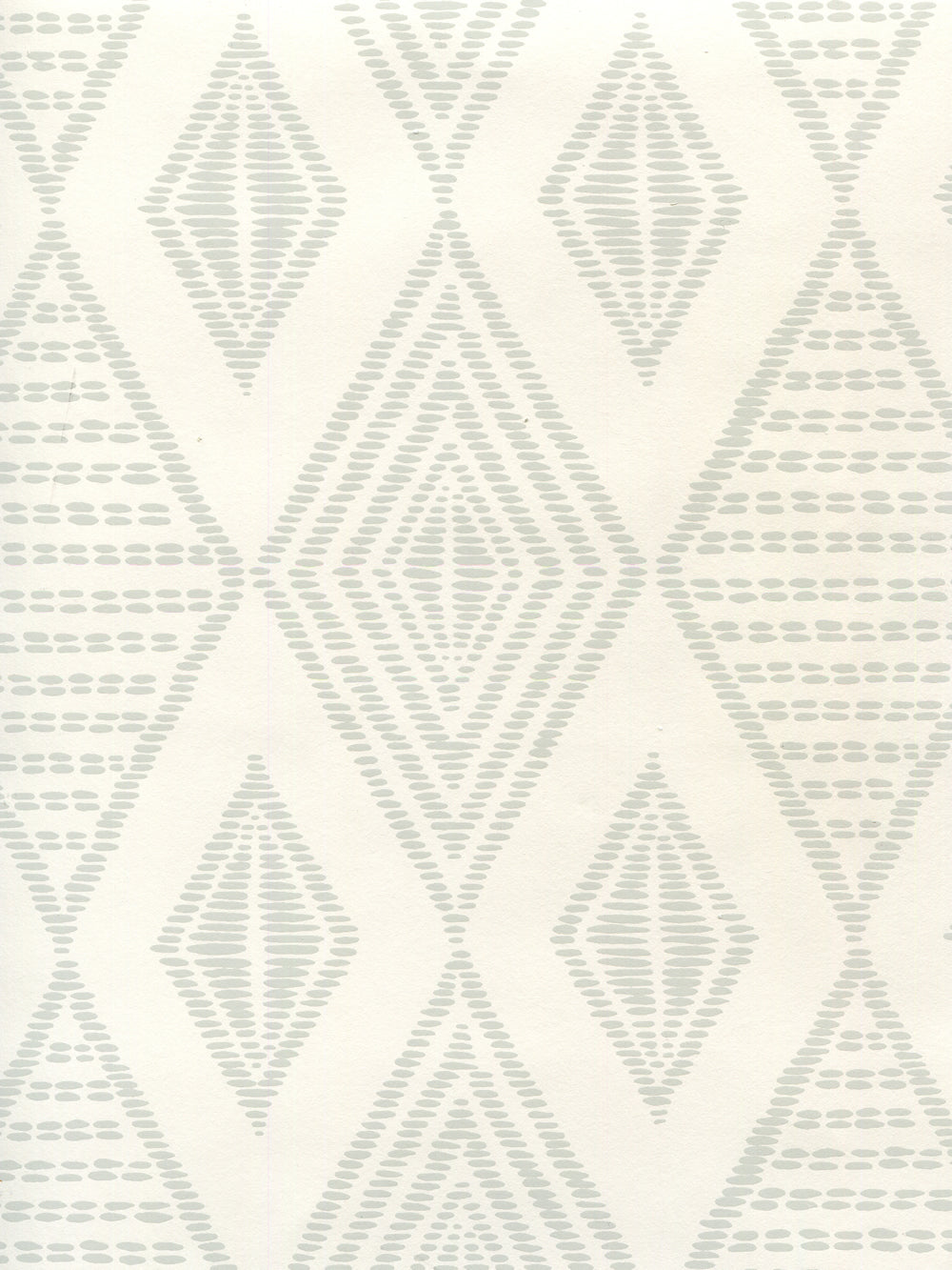 Safari Embroidery Light Gray on Almost White wallpaper by Alan Campbell