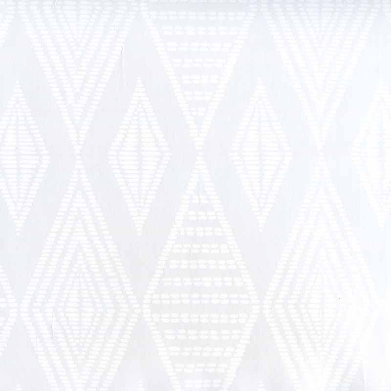 Safari Embroidery White on Patent Vinyl wallpaper by Alan Campbell