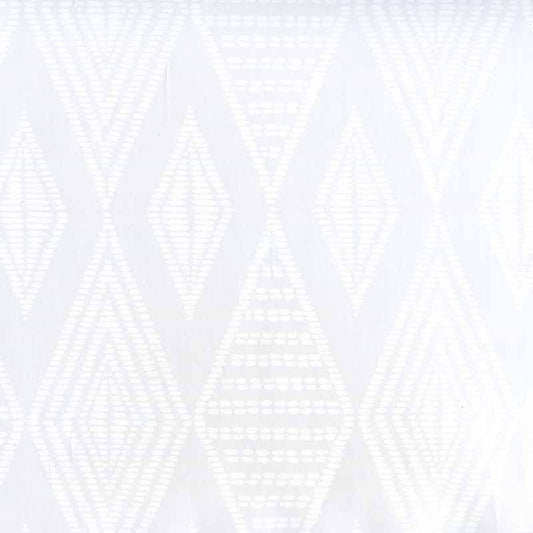 Safari Embroidery White on Patent Vinyl wallpaper by Alan Campbell