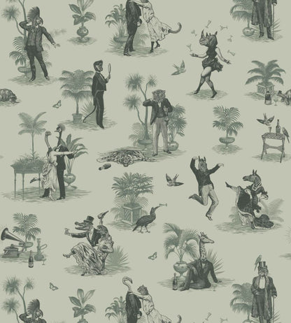Safari Soiree Wallpaper by Divine Savages Forest Mist