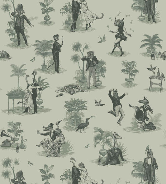 Safari Soiree Wallpaper by Divine Savages Forest Mist