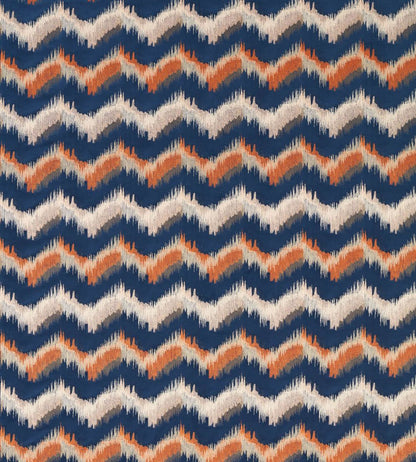 Sagoma Fabric by Clarke & Clarke Midnight/Spice