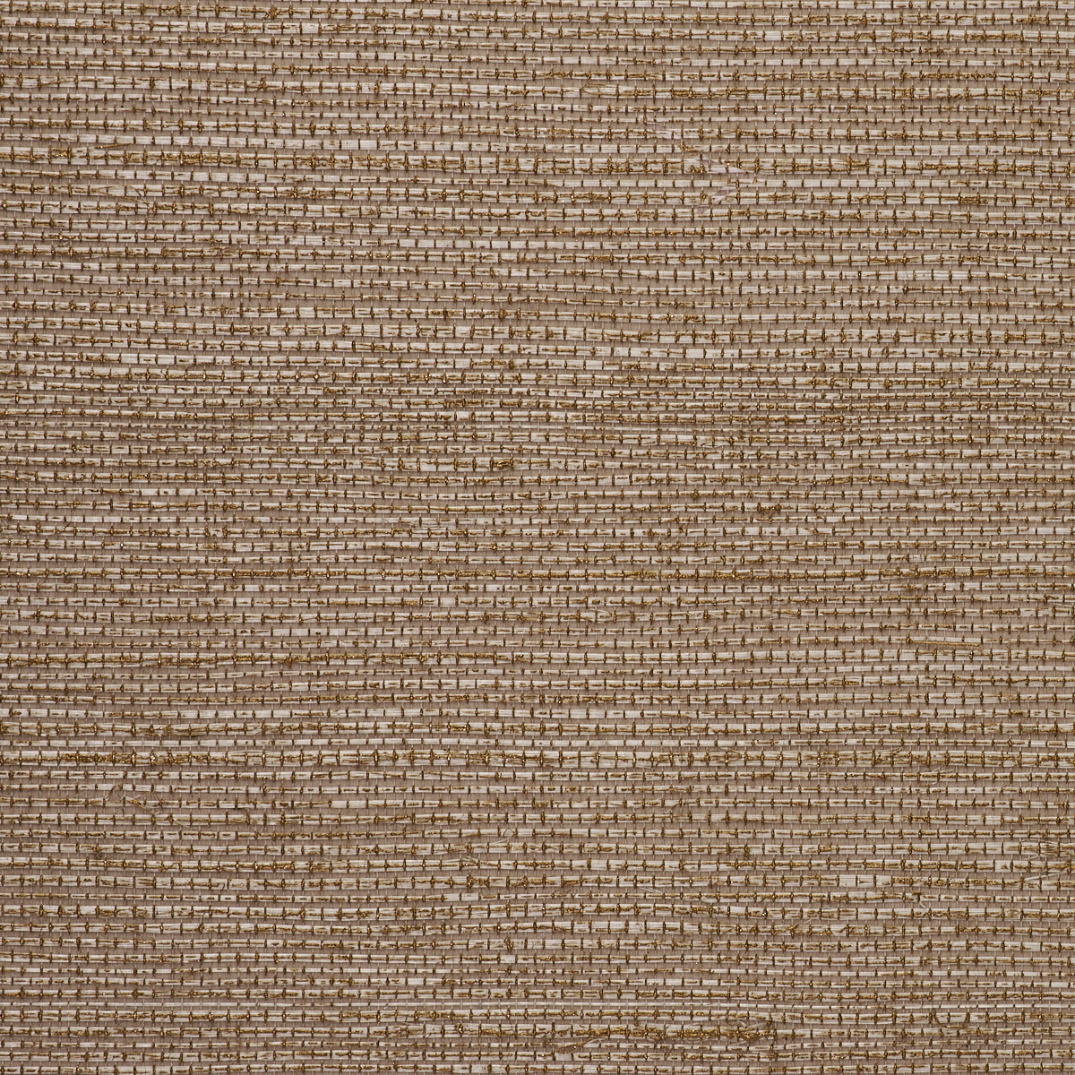 Saint Germain Hemp Grasscloth Wallpaper by Phillip Jeffries in Gold On Tan (PJ 5983)