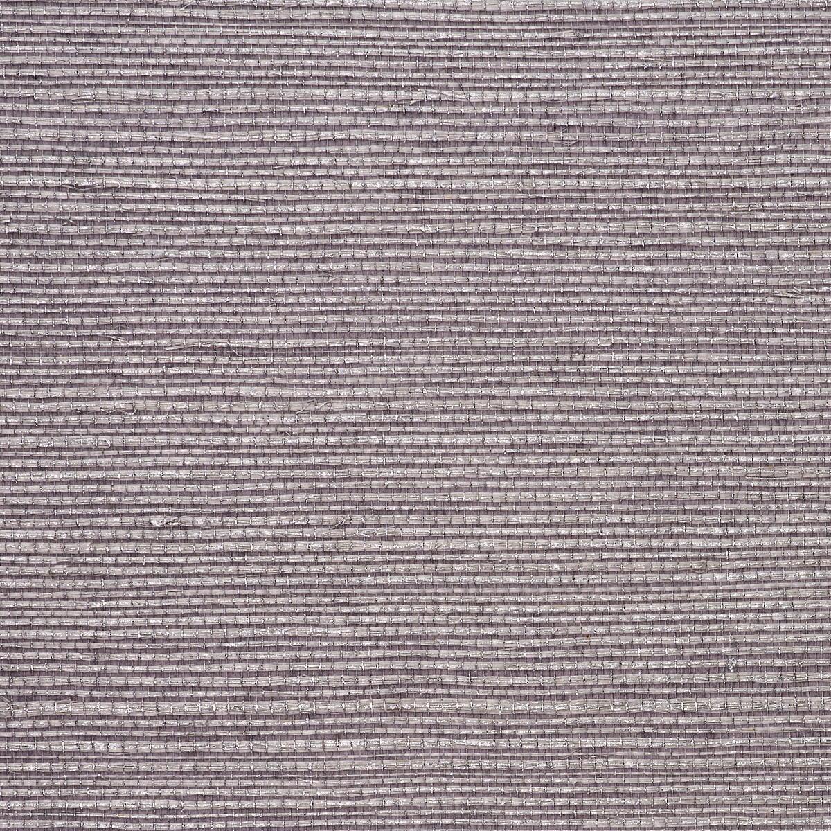 Saint Germain Hemp Grasscloth Wallpaper by Phillip Jeffries in Silver On Iris (PJ 5989)