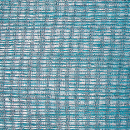 Saint Germain Hemp Grasscloth Wallpaper by Phillip Jeffries in Sky On Silver (PJ 5986)