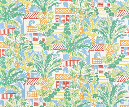 Saint Trop Wallpaper by Pierre Frey in Mediterranee (FP098001)
