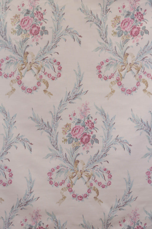 Salisbury Fabric by Jean Monro in Raspberry/Blue