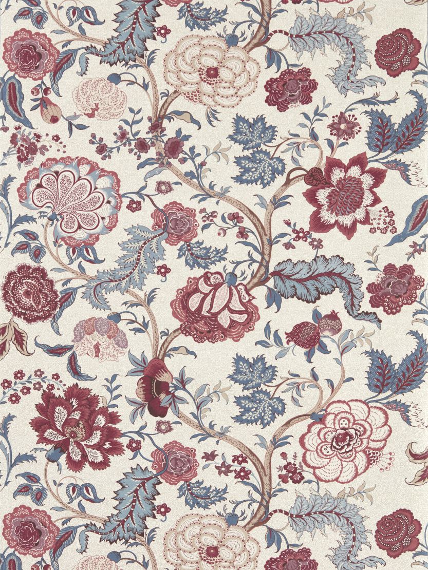 Salisbury Wallpaper by Sanderson Madder Rose