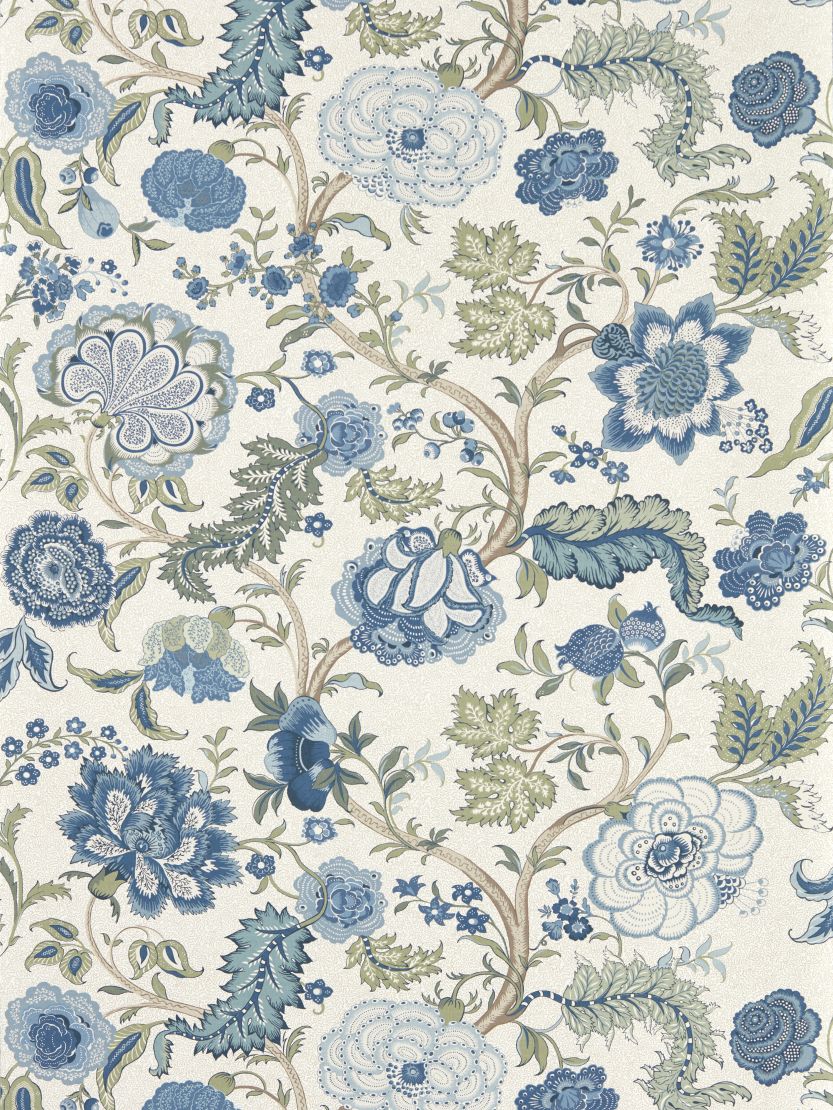 Salisbury Wallpaper by Sanderson Tetbury Blue