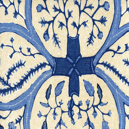 Salong Batik Multi Navy French Blue fabric by China Seas