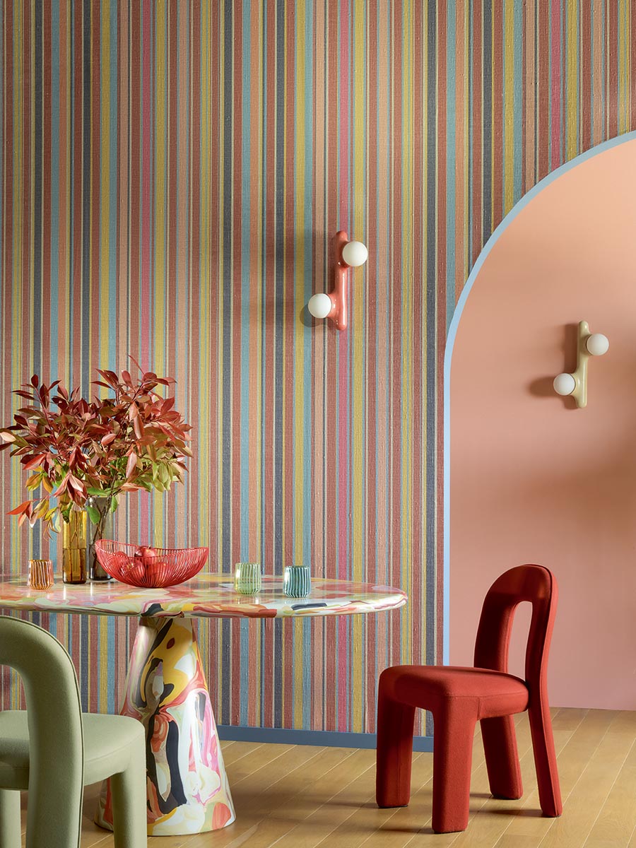 Saloum Wallpaper by Pierre Frey shown in a room setting (view 1)