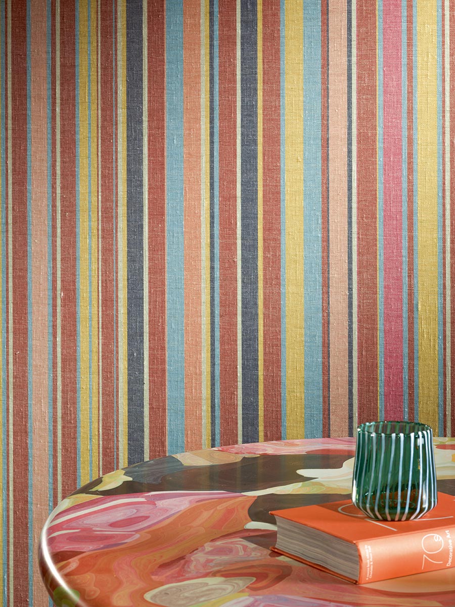 Saloum Wallpaper by Pierre Frey shown in a room setting (view 2)