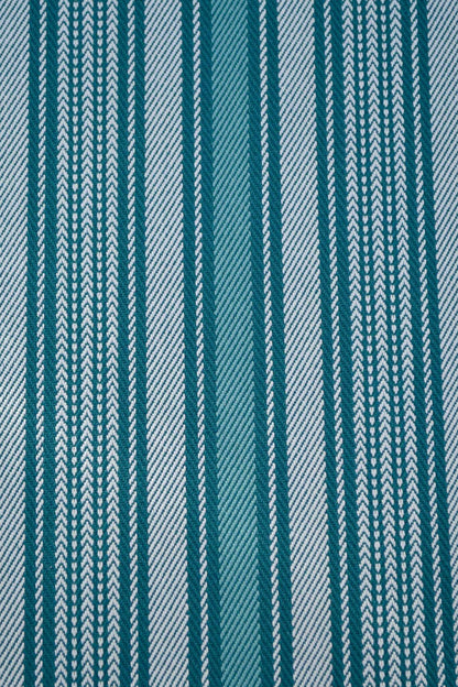 Samaria fabric by Coordonné in Azure, shown in a styled room