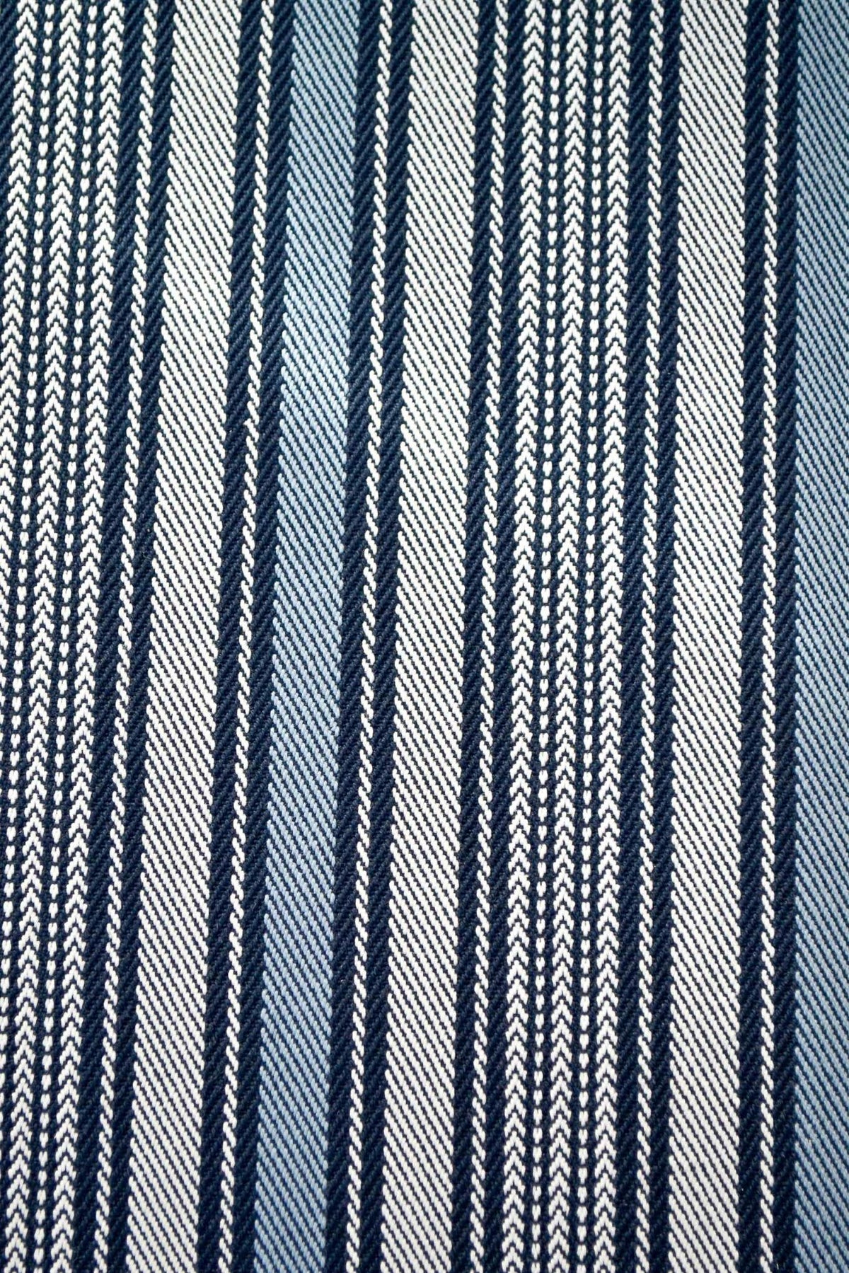 Samaria fabric by Coordonné in Cobalt, shown in a styled room