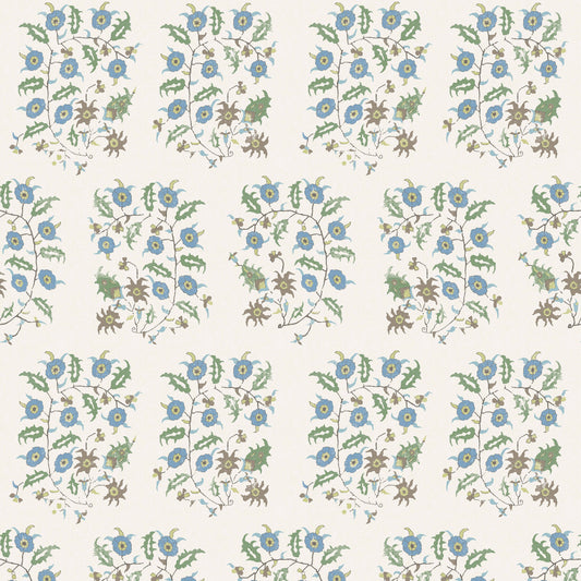 Samode Wide-Width Lapis Blue wallpaper by Penny Morrison