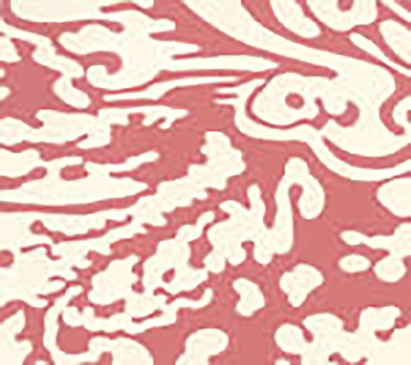 San Marco Reverse Tomato wallpaper by China Seas