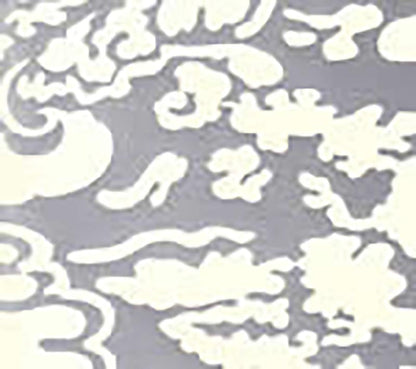 San Marco Reverse Silver Metallic wallpaper by China Seas