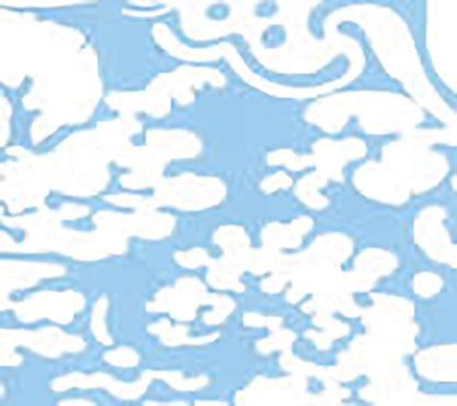 San Marco Reverse Zibby Blue wallpaper by China Seas