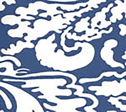 San Marco Reverse Navy wallpaper by China Seas