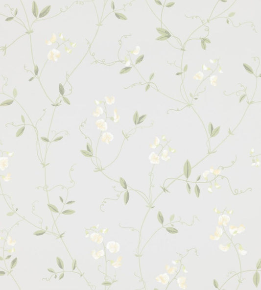 Sanna Wallpaper by Sandberg Green/Turquoise/Blue