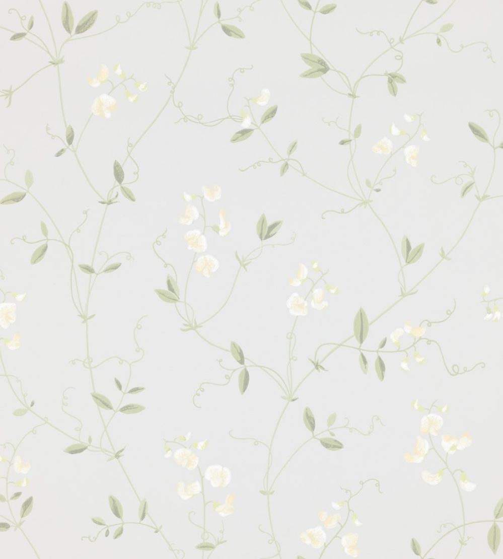Sanna Wallpaper by Sandberg Green/Turquoise/Blue