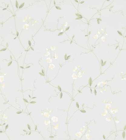 Sanna Wallpaper by Sandberg Green/Turquoise/Blue