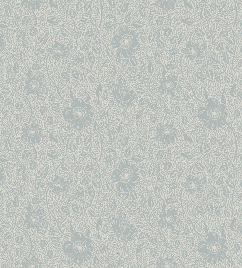 Anton Wallpaper by Sandberg Misty Blue