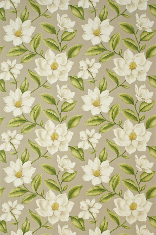 Grandiflora Fabric by Sanderson Linen/Olive