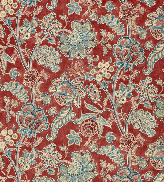 Shalimar Fabric by Sanderson Ruby / Teal