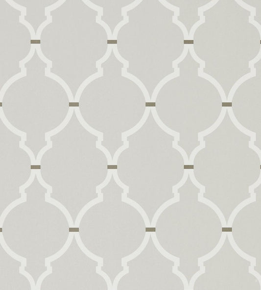 Empire Trellis Wallpaper by Sanderson Silver / Calico