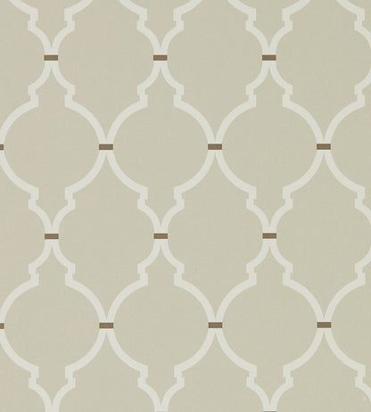 Empire Trellis Wallpaper by Sanderson Linen / Cream
