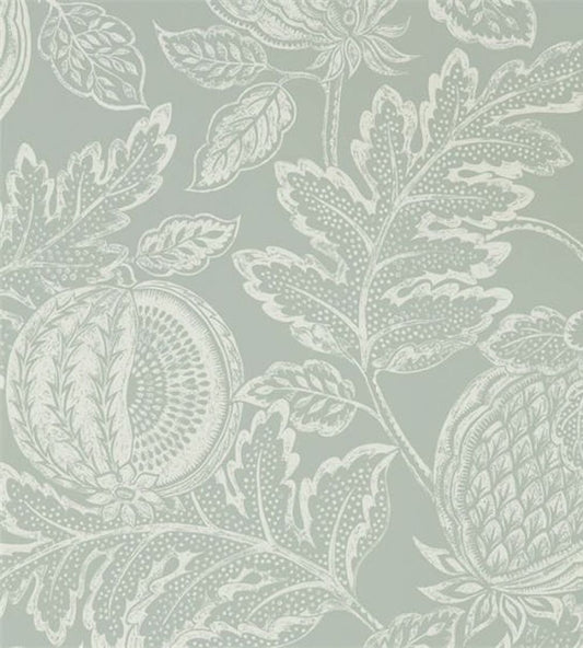 Cantaloupe Wallpaper by Sanderson English Grey
