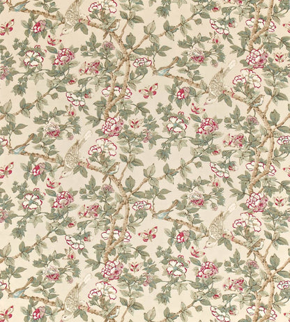 Caverley Fabric by Sanderson Rose/Pewter