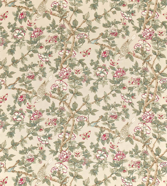 Caverley Fabric by Sanderson Rose/Pewter