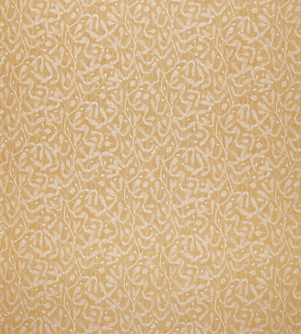 Trailing Sycamore Fabric by Sanderson Sycamore Weave Ochre
